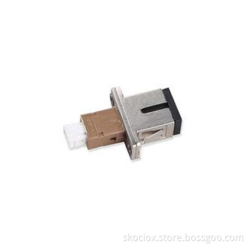 SC - MU Hybrid Fiber Optic Adapter , Singlemode , Hybrid Ma